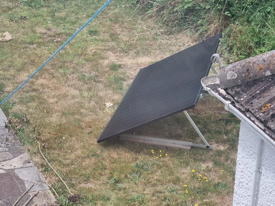 Solar Panel in the garden